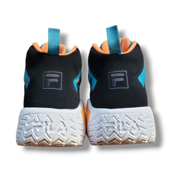 FILA MB Biscay Bay Teal Muskmelon Jamal Mashburn Detroit Pistons Basketball Shoe - Picture 4 of 13